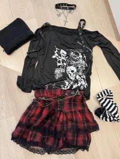 Y2K ファッション　フルセット　コスプレにも