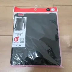 HEATFACT クルーネック 93袖 L ブラック