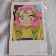 鬼滅の刃　ランダムチェキ風ブロマイド　甘露寺蜜璃　箔押し　★ 鬼滅の刃 柱カフェ 甘露寺蜜璃 ランダムチェキ風ブロマイド 2枚