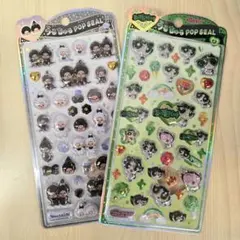 【正規品】モンチッチ パワーパフガールズ うるちゅるPOPシール 2種セット