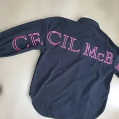 CECIL Mc BEE コーデュロイ長袖シャツ ブラック Lサイズ