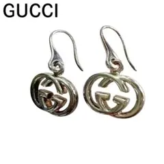 GUCCI グッチ ピアス GG ロゴ シルバー