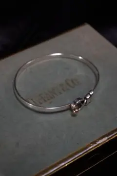 廃盤！vintage tiffany フック&アイ ブレスレットk18 925 - メルカリ