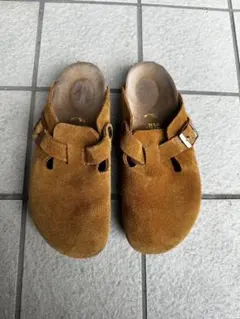 BIRKENSTOCK ブラウン サボサンダル 38 - メルカリ