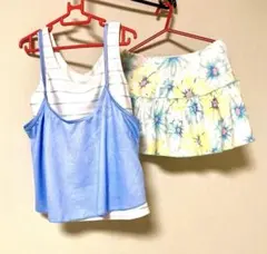 140 女の子 PRIVATE LABEL 水着 3点セット