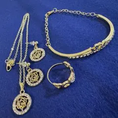ヴィンテージ ブレスレット　ネックレス　リング　ピアス　まとめ売り　セット