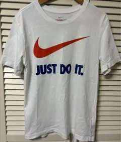 ナイキ NIKE JUST DO IT.ホワイト Tシャツ S 白