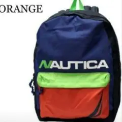 【新品/未使用】 NAUTICA/リュック/バックパック/BLUE×ORANGE