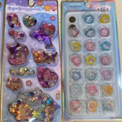 新品カミオ　キラコロ　おはじきシール　ウォーターinシール 日焼けキティ　ベリー