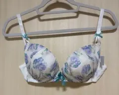 aimerfeel ブラジャー E75 花柄 ブルー