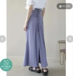 サイドリブバックレースアップスカート