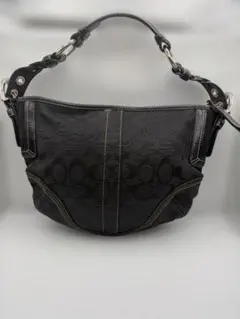 COACH コーチ ソーホー シグネチャー スエード ワンショルダーバッグ
