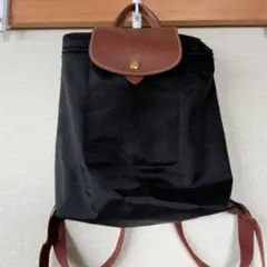 ロンシャン　プリアージュ　リュック黒のサムネイル