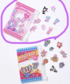 ナルミヤハッピーパーク ベリエ ポーチ付きぷっくりシール メゾピアノ