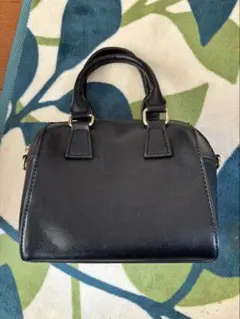 フェイクレザー ミニボストンショルダーバッグ