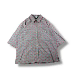VINTAGE　総柄半袖シャツ　サイズM相当