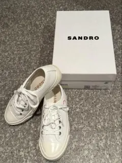 SANDRO ホワイト スニーカー 箱付きのサムネイル