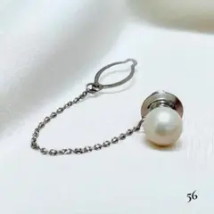 ▲ヴィンテージ風 パールモチーフ タイタック　レディース