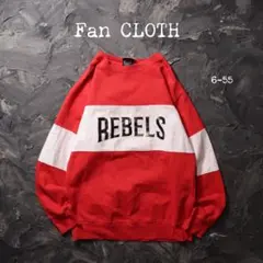 Fan CLOTH トレーナー スウェット　REBELS レッド
