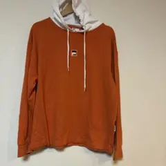 FILA バイカラー プルオーバーパーカー Mサイズ