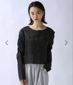 JEANASIS ギャザーブラウス