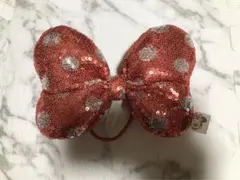 ミニー スパンコール ヘアゴム