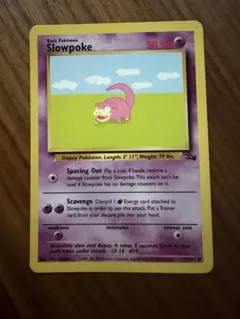 ポケモンカード Slowpoke 英語版 55/62 Fossil 1999年