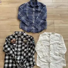 男の子 120-130 シャツ3点セット（GAP・ZARA・Rush Hour）