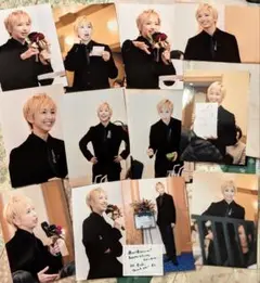 宝塚宙組、桜木みなと、FC限定お茶会写真12枚直筆メッセージ付き（印刷）