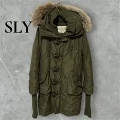 SLY N3B モッズコート ボア ファー カーキ ミリタリー y2k 平成