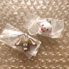 【新品】サンリオ　めじるしアクセサリー　シュガーバニーズ　しろうさくろうさセット