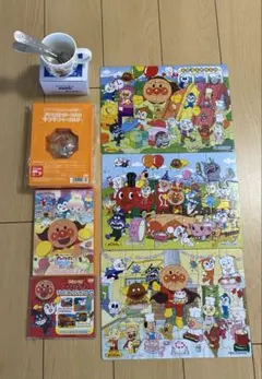 アンパンマン DVD パズル　食器　￼アイスの国のバニラ姫
