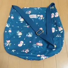 Cath Kidston 花柄ショルダーバッグ ネイビー