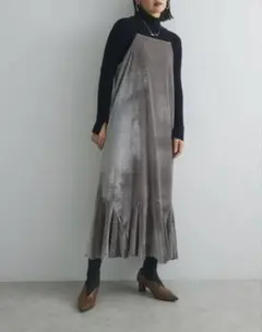 ベロアキャミワンピース 美品 ほぼ未使用