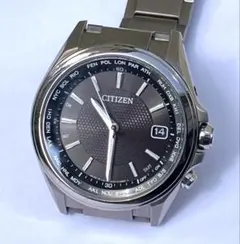美品 CITIZEN ATTESA H149-S096073 電波ソーラー