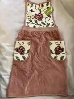 ホットマン Hortman 花柄エプロン ピンク