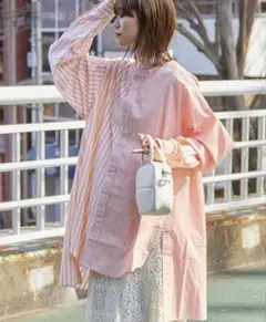 CIAOPANIC TYPY 【etsinta】リメイク切替オーバーシャツ