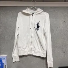 Ralph Lauren Polo パーカー フーディ　白　ホワイト