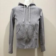 DRESSTERIOR 裏毛ジップアップパーカ グレーのサムネイル