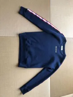 HOLLISTER ネイビー ストライプ トレーナー XS