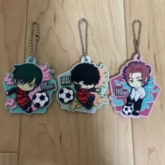 ポップラバー　ブルーロック　 ラバーマスコット　3品セット