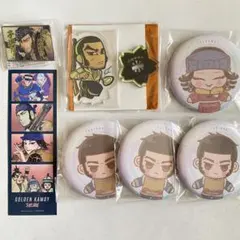 ゴールデンカムイ　谷垣　ピンズ　セガラッキーくじ　缶バッジ　アクリルスタンド