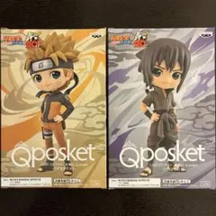 NARUTO うずまきナルト うちはサスケ Qposket フィギュア セット