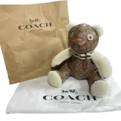 コーチ COACH くま ぬいぐるみ 置き物 - メルカリ