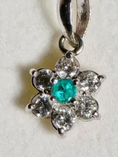 バッキバキ特濃☆CuO3.77 パライバトルマリン 0.1ct ペンダントトップ