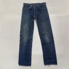 ☆日本製 CHALLENGER ボロ ダメージ ヒゲ セルビッチ デニムパンツ
