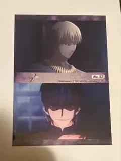 言峰綺礼＆ギルガメッシュ ポストカード Fate/Zero 年賀セット 謹賀