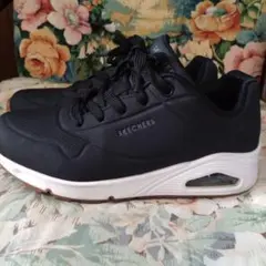 SKECHERS レディーススニーカー ブラックのサムネイル
