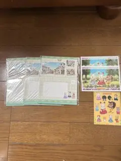 m*u様 シルバニアファミリー レターセット　シール付き