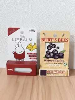 新品　Burt's Bees リップクリーム　ミッフィー　リップバーム　唇ケアのサムネイル